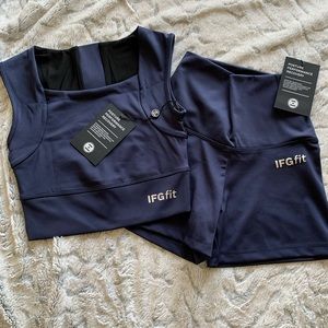 IFGFit PPR Sports Bra and Shorts Size Small